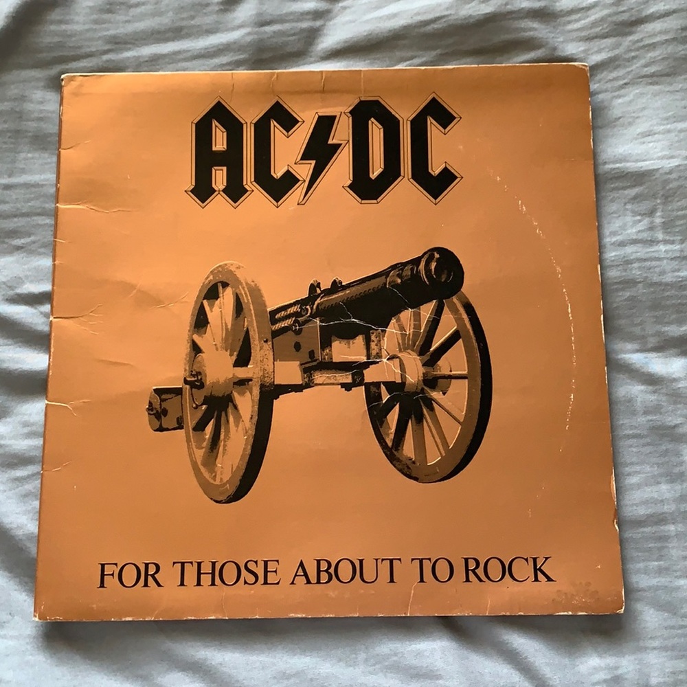 Original AC/DC for those about to rock vinyl